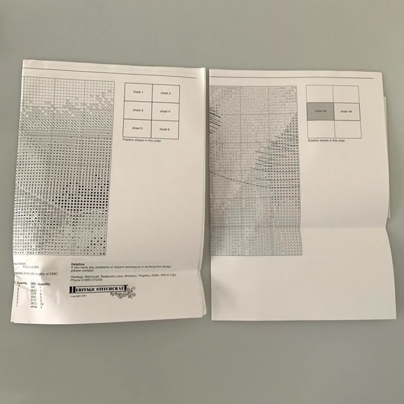 Hummingbird in Flight Cross Stitch Embroidery Chart - Picture 6 of 8